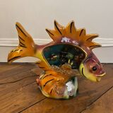 Lampe poisson en céramique