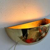 Set of four design midcentury wall brass lamps - Czechoslovakia, 1980s