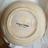 Bonbonniere, empty pocket by François Chatain in beige ceramic