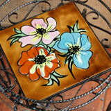 Wrought iron pedestal table Vallauris