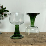 4 Alsace green feet glasses