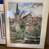 Old watercolor from 1950
