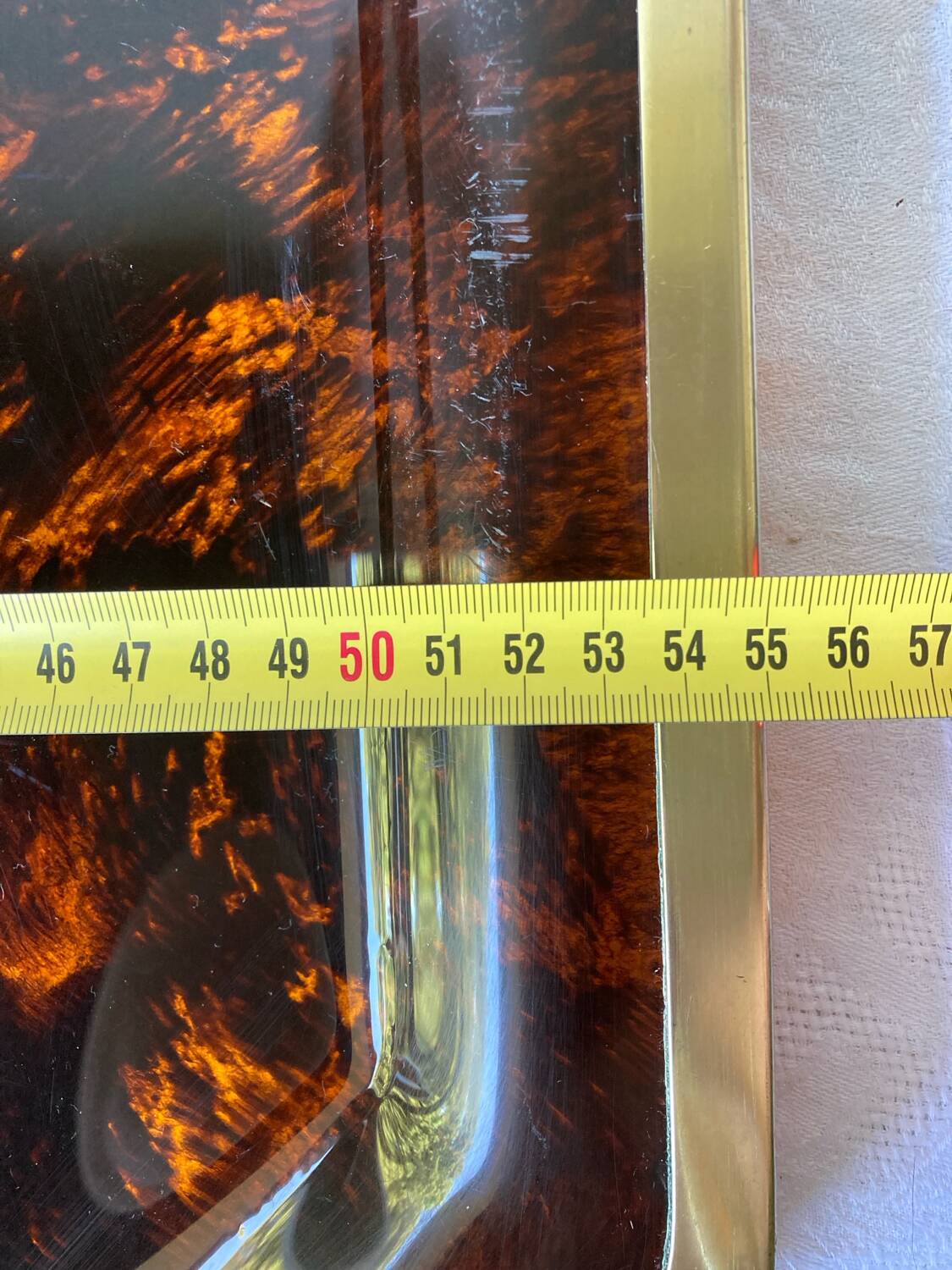 Large vintage lucite tray from the Dior Home collection