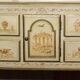 Chinoiserie Buffet with Marble Top in Chippendale Style