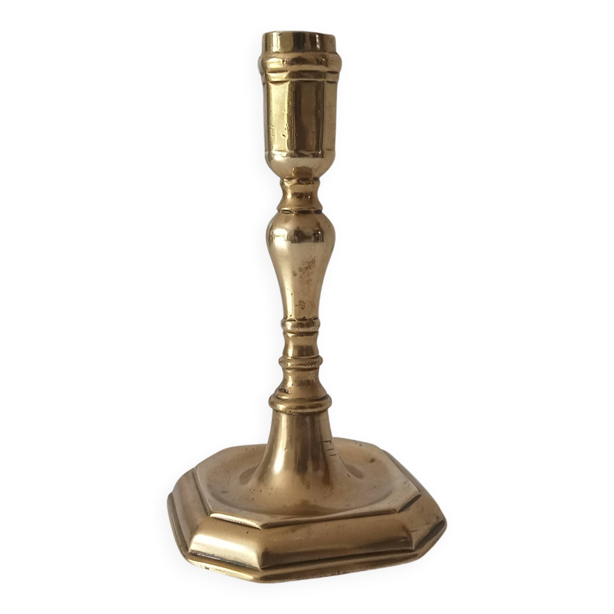 Antique candlestick, early 18th century, Regency style