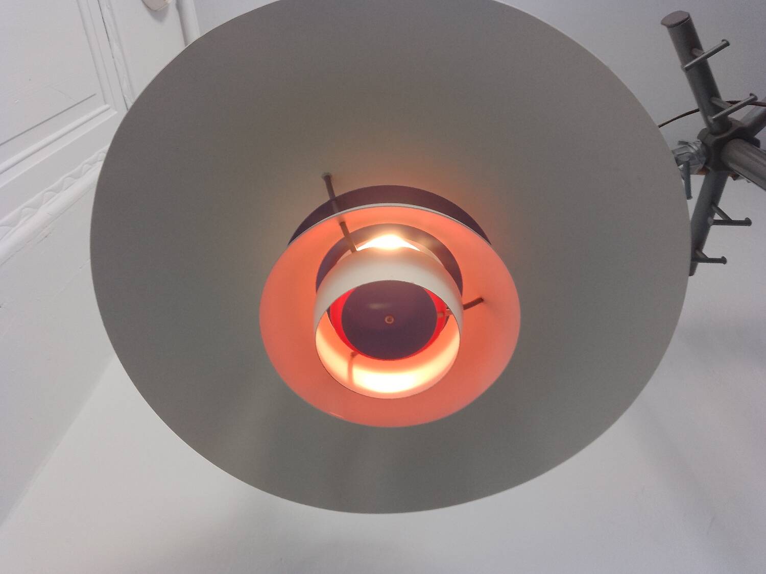 LOUIS POULSEN PH 5 Lustre  1970 DANISH design Space Age VOIR DESCRIPTIF