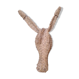 Horse woven straw mask