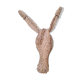 Horse woven straw mask