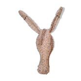 Horse woven straw mask