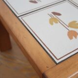 Brutalist coffee table ceramic top
