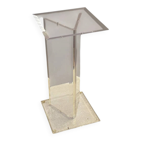 Console David Lange 1980. Plexiglas.