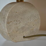 Travertine bedside lamp