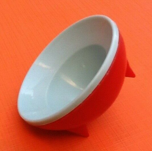 Lot of 3 vintage coquetiers shape "saucer" 60s