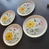 4 assiettes Varese : Sarreguemines : 1960