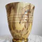 Vases en glaçure opaline Art déco, Verreries de Scailmont Henri Heemskerk Belgie