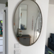 Vintage metal mirror 83x48cm