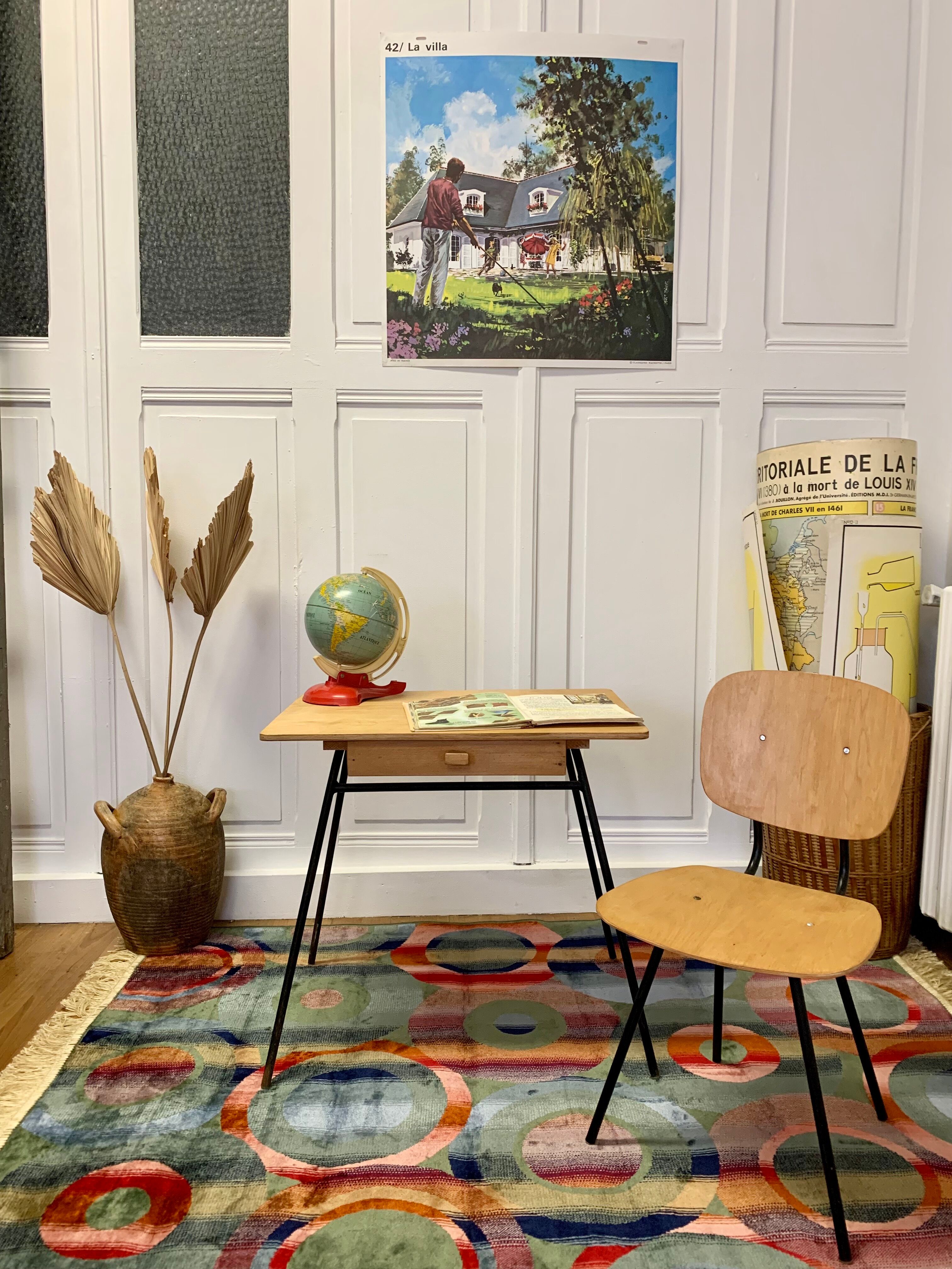 Baumann desk and children's chair set