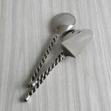 Twisted Silver Metal Salad Servers and Pie Server