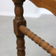 Chaises médiévales vintage en chêne, lot de 4
