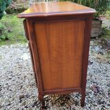 Louis XV solid cherry wood chest of drawers