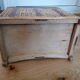 Tabouret de pêche en osier, coffre siège de pêcheur