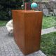Armoire basse vintage 1960 en bois clair
