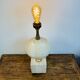 Philippe Barbier Lamp Maison Barbier Travertine and Brass Vintage 1970 - 60
