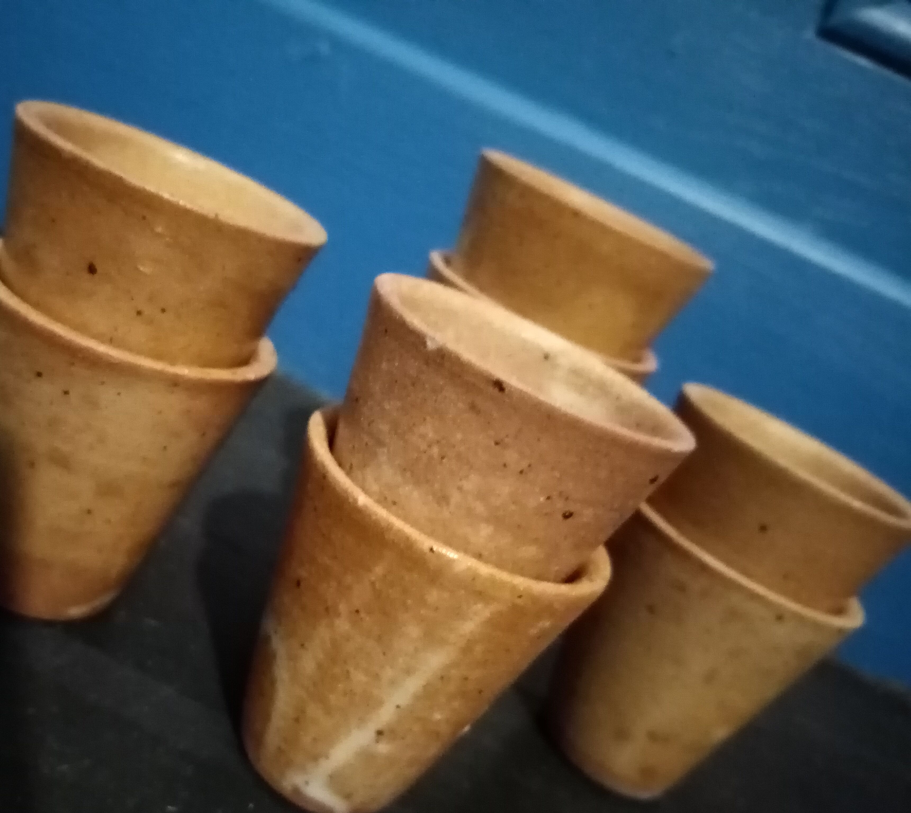 Shots in sandstone