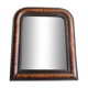 Miroir bois et stuc Louis-Philippe fin 19e
