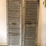 Pair of high louvers