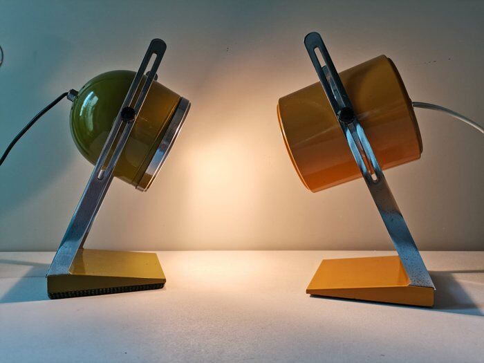 Pair of Italian desk lamps 70 years