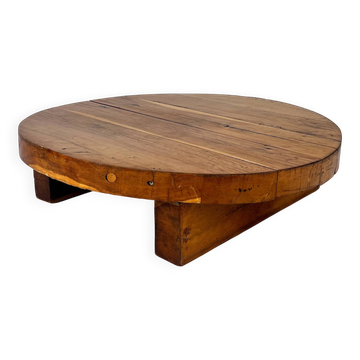 Round Modernist Coffee Table, 1960s