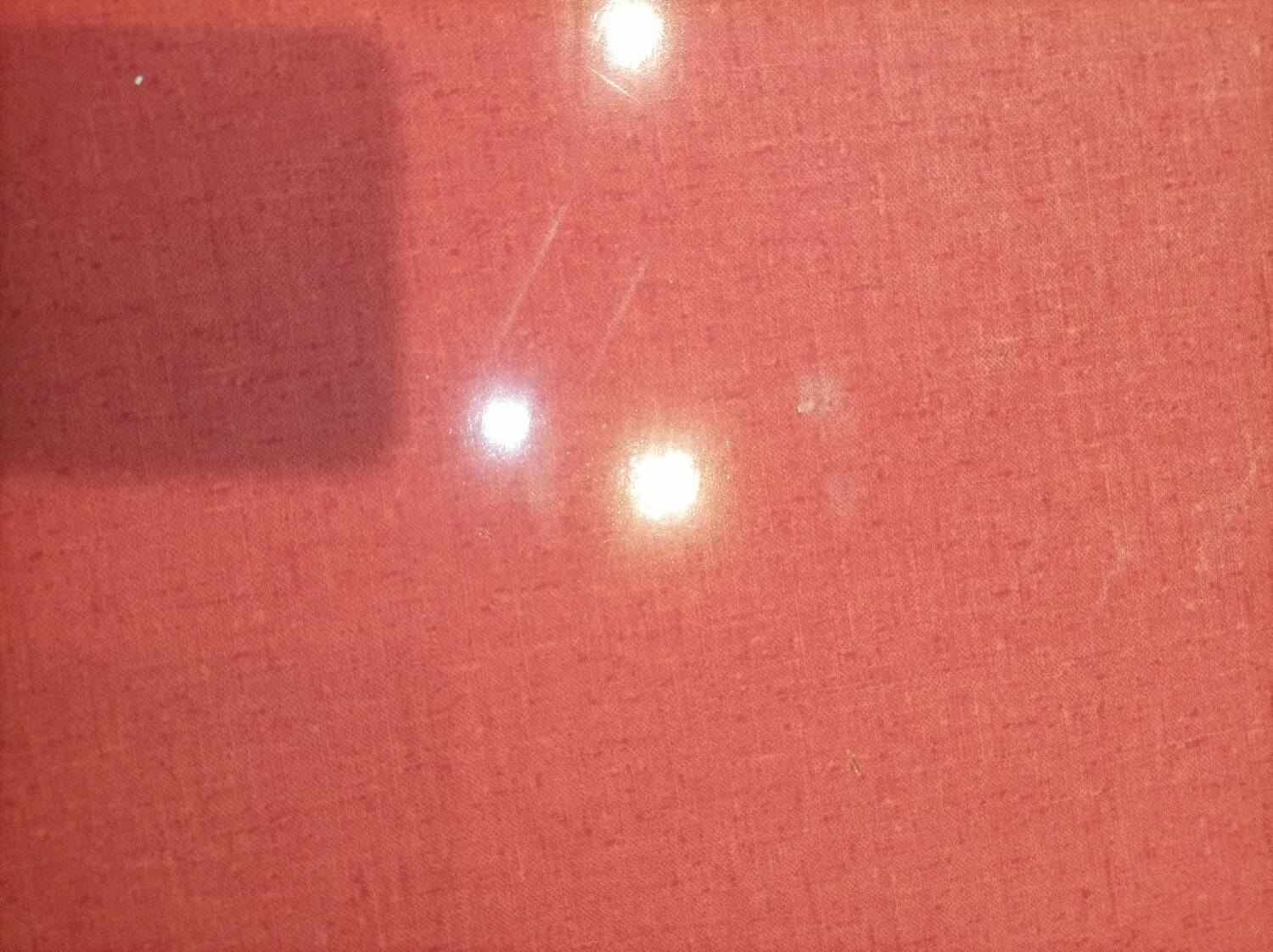 Vintage red formica table