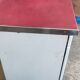 Sideboard in enamelled sheet metal two doors two drawers