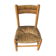 Wooden and straw doll chair child chair