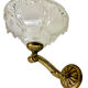 Ancienne applique bronze Art Déco 1930  vasque glaçons Ezan