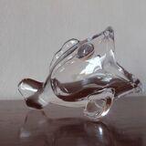 Fish emptier, Crystallin from Vannes le Châtel, Vintage France