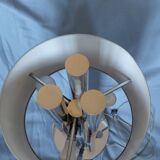 Vintage 1970s metal tubular lamp