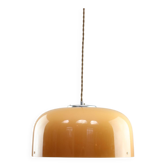 Suspension marron Space Age de Guzzini, années 1960
