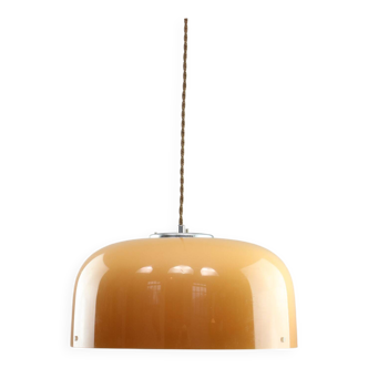 Suspension marron Space Age de Guzzini, années 1960