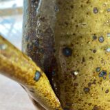 Pitcher in flamed glazed terracotta