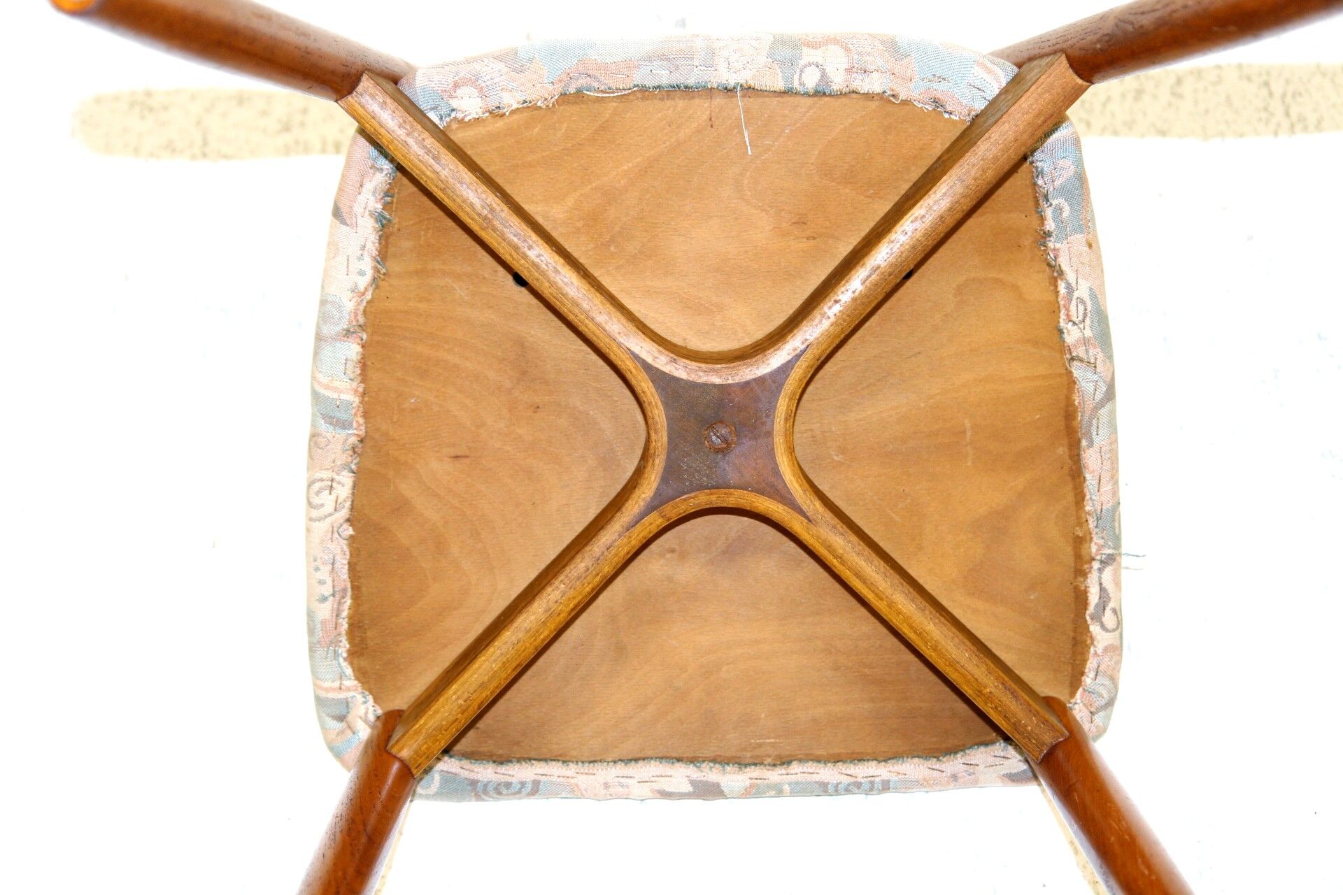Set of 6 teak chairs, Harry Østergaard, Randers Møbelfabrik, Denmark, 1960