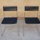 Chaise « scoubidou » vintage noire