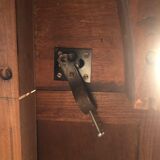 Table - pedestal table with 3 extensions: 4-10 people