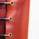Pair of chairs in leather and chrome tube