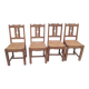 4 oak chairs
