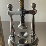 Art Deco nutcracker in chromed metal