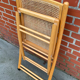 Wooden folding chair