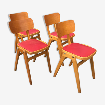 Chaises centa rouge
