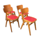 Red centa chairs
